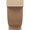 Ekena Millwork 2in. W x 4in. H x 16in. L Alpine Woodgrain TimberThane Rafter Tail, Primed Tan RFTUR02X04X16ALPRCPR - alternate 5